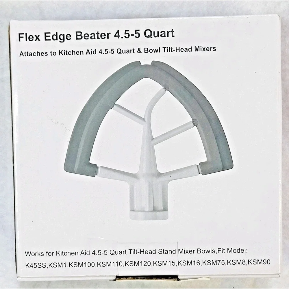 Flex Edge Beater for KitchenAid Tilt-Head Stand Mixer 4.5-5Quart New